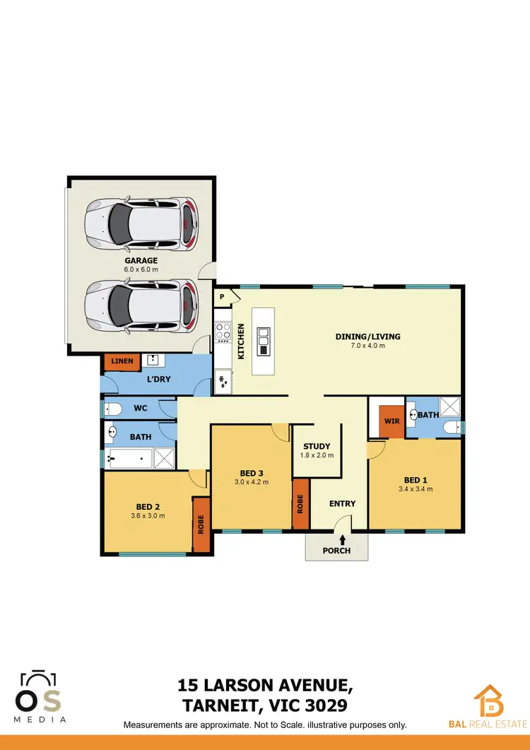 Floorplan of Homely house listing, 15 Larson Avenue, Tarneit VIC 3029