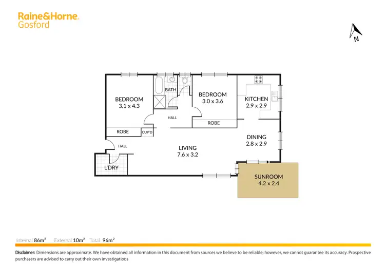 Floorplan of Homely unit listing, 24/1 Mann Street, Gosford NSW 2250