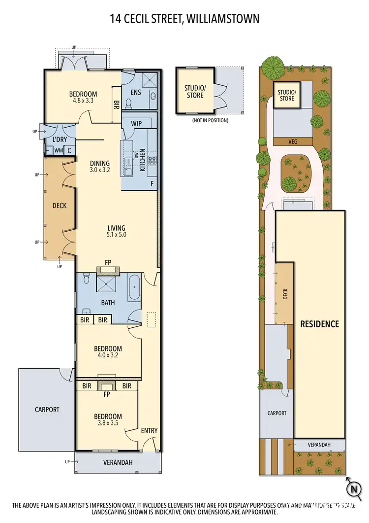 Floorplan of Homely house listing, 14 Cecil Street, Williamstown VIC 3016
