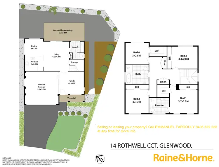 Floorplan of Homely house listing, 14 Rothwell Circuit, Glenwood NSW 2768