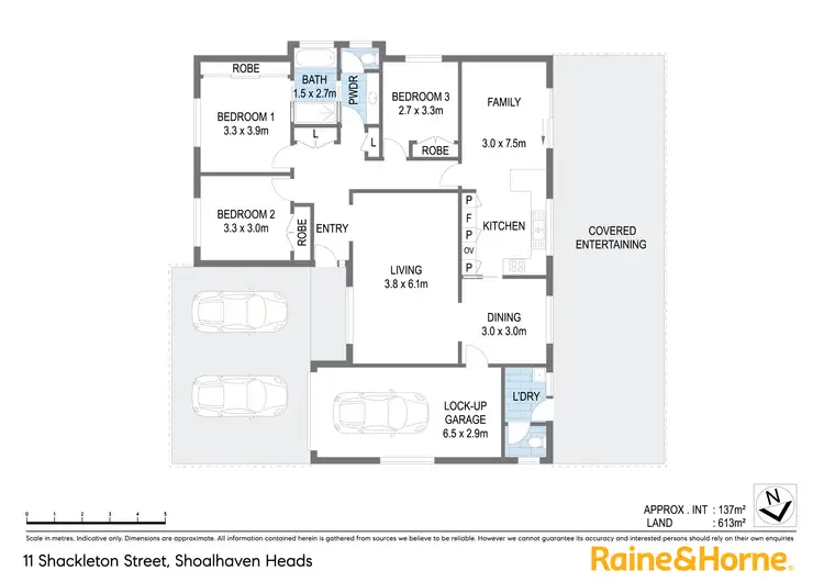 Floorplan of Homely house listing, 11 Shackleton Street, Shoalhaven Heads NSW 2535