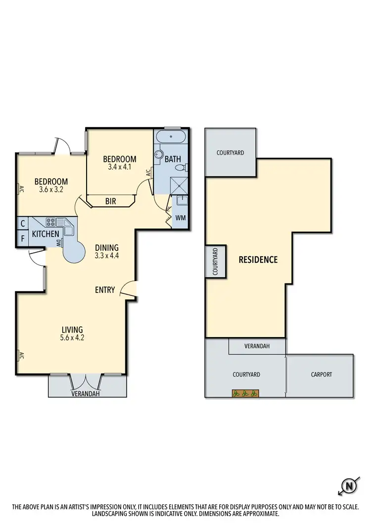 Floorplan of Homely apartment listing, 4/17 Byrne Avenue, Elwood VIC 3184