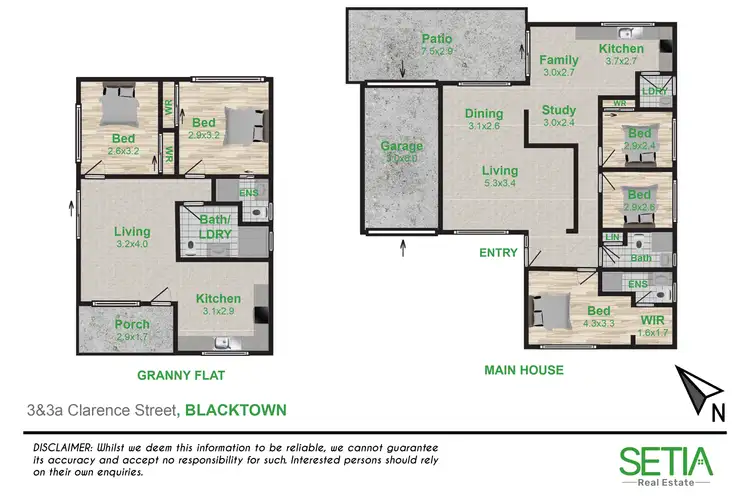 Floorplan of Homely house listing, 3 Clarence Street, Blacktown NSW 2148