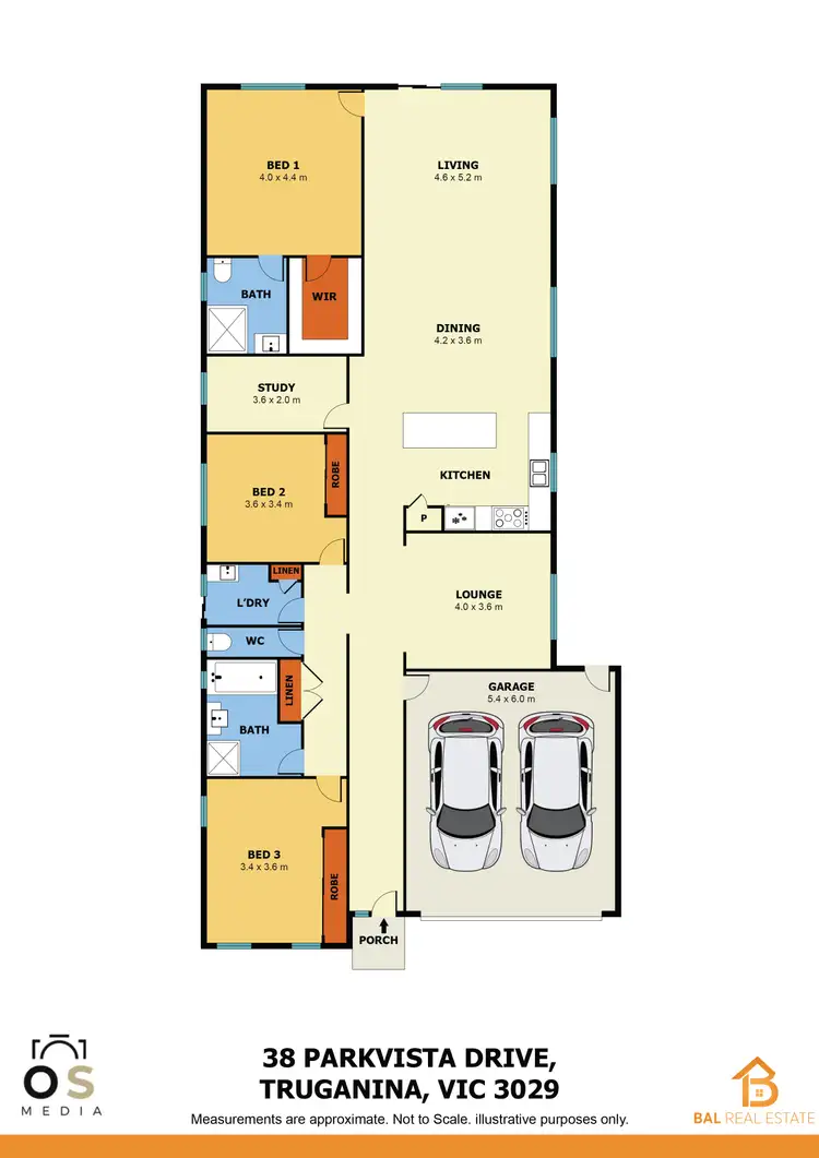 Floorplan of Homely house listing, 38 Parkvista Drive, Truganina VIC 3029