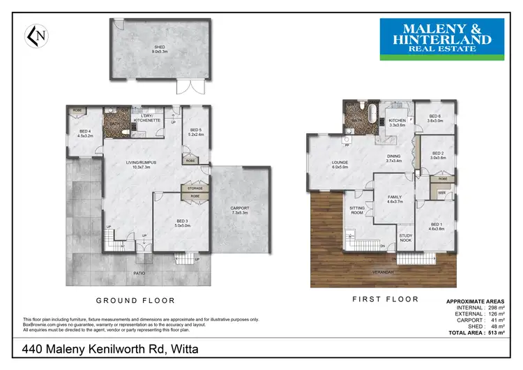 Floorplan of Homely house listing, 440 Maleny Kenilworth Road, Witta QLD 4552