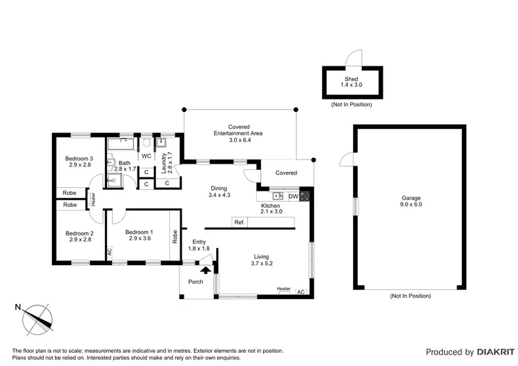 Floorplan of Homely house listing, 22 Junee Court, Hastings VIC 3915