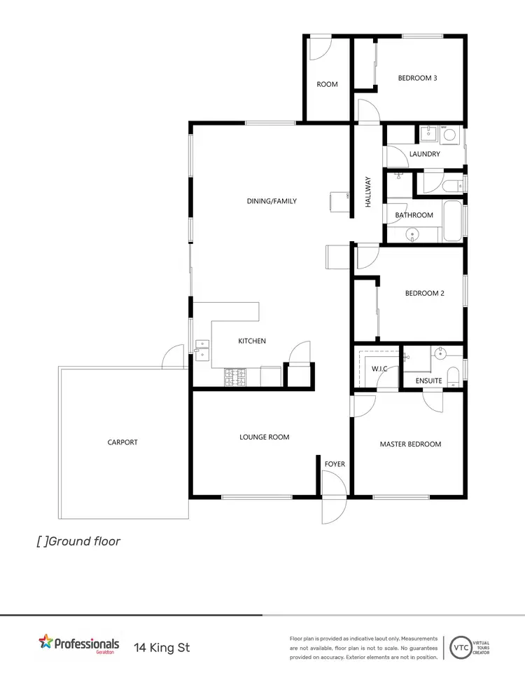 Floorplan of Homely villa listing, 14 King Street, Wonthella WA 6530