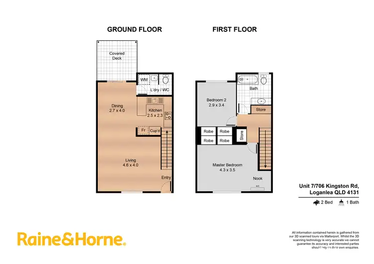 Floorplan of Homely townhouse listing, 7/706 Kingston Road, Loganlea QLD 4131