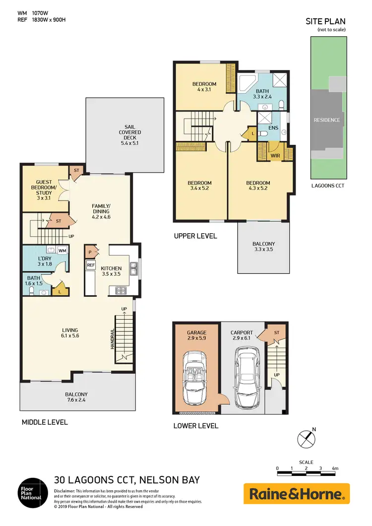 Floorplan of Homely house listing, 30 Lagoons Circuit, Nelson Bay NSW 2315