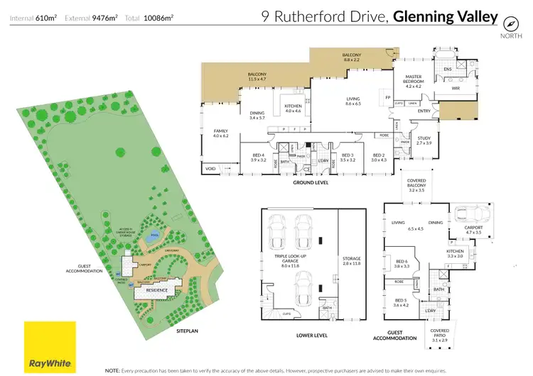 Floorplan of Homely rural property listing, 9 Rutherford Drive, Glenning Valley NSW 2261