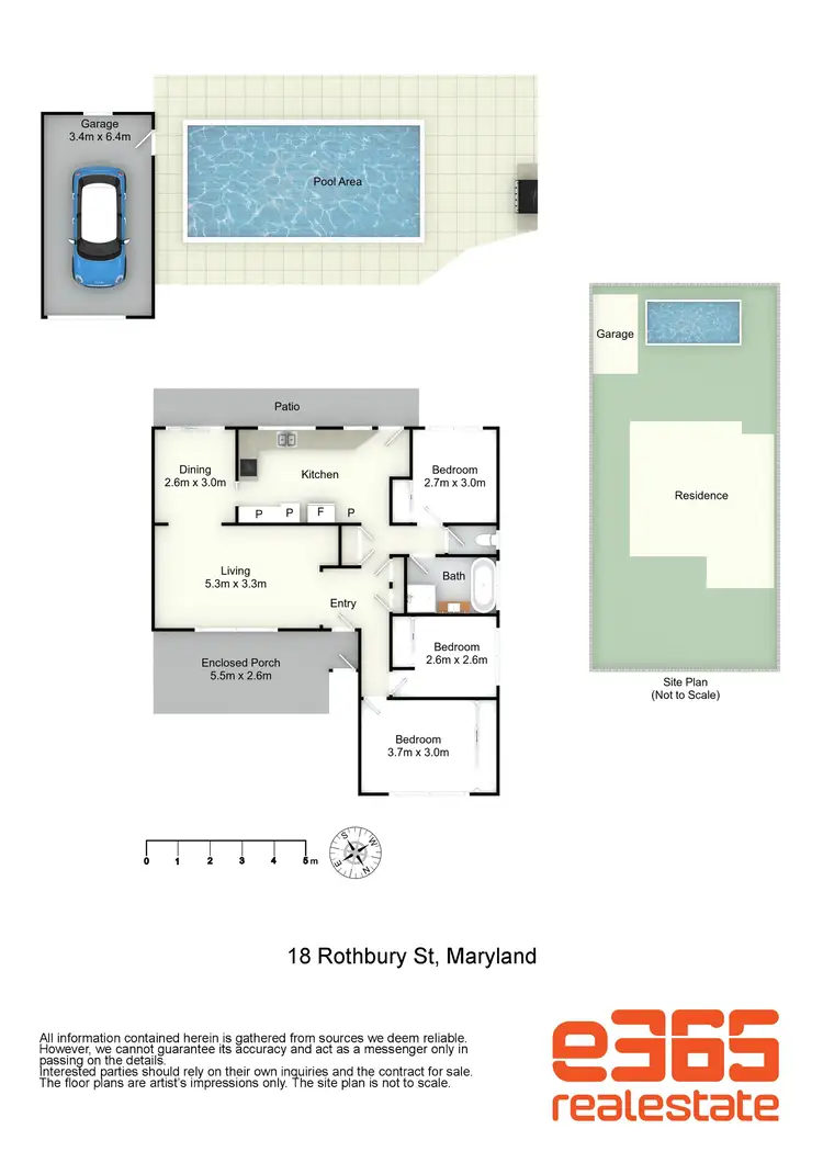 Floorplan of Homely house listing, 18 Rothbury Street, Maryland NSW 2287
