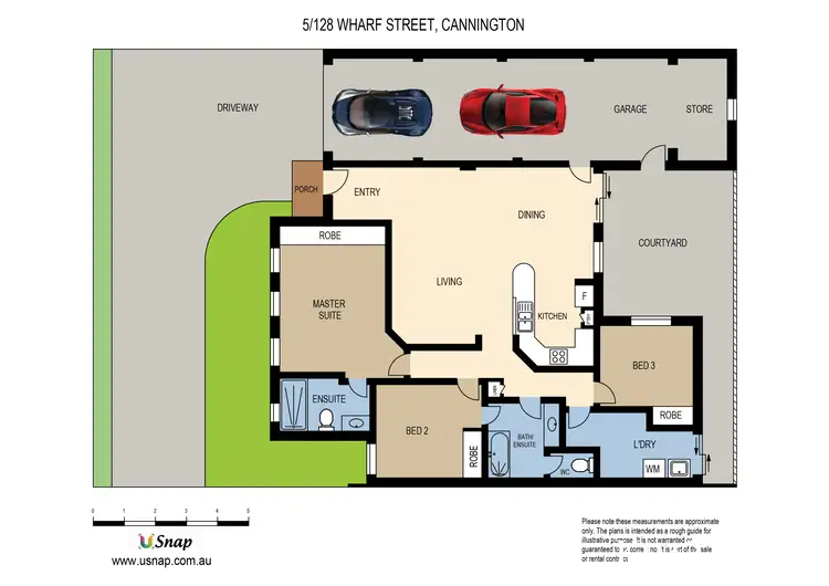 Floorplan of Homely villa listing, 5/128 Wharf Street, Cannington WA 6107