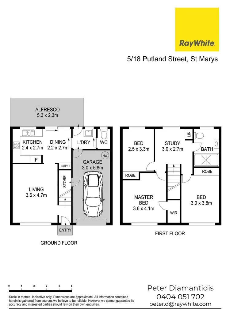 Floorplan of Homely townhouse listing, 5/18 Putland Street, St Marys NSW 2760