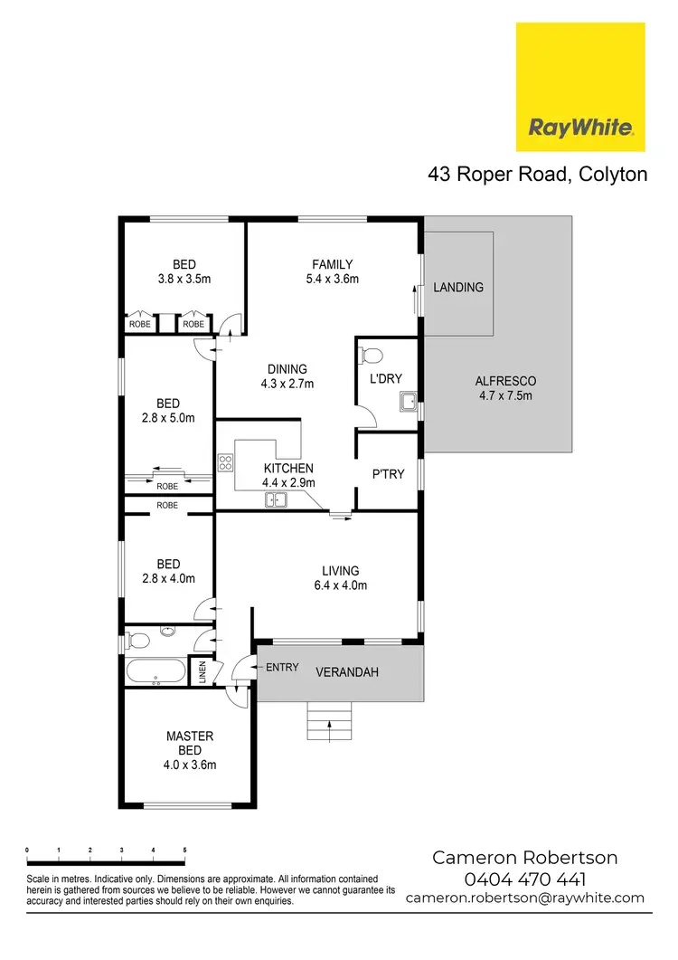 Floorplan of Homely house listing, 43 Roper Road, Colyton NSW 2760