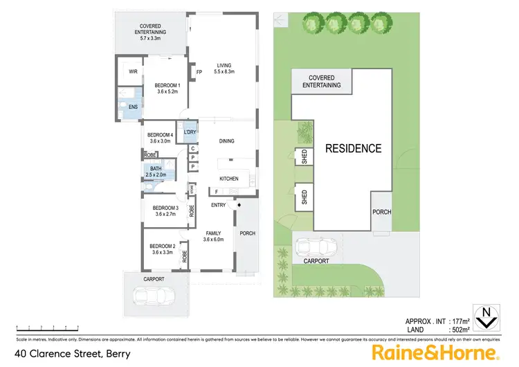 Floorplan of Homely house listing, 40 Clarence Street, Berry NSW 2535