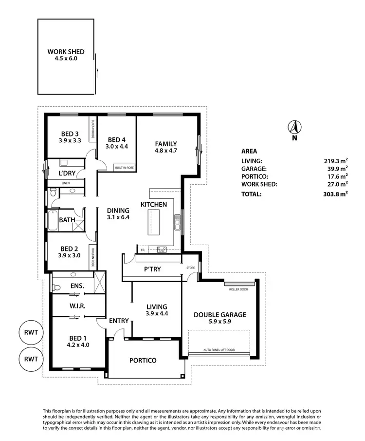 Floorplan of Homely house listing, 26 Davey Street, Strathalbyn SA 5255