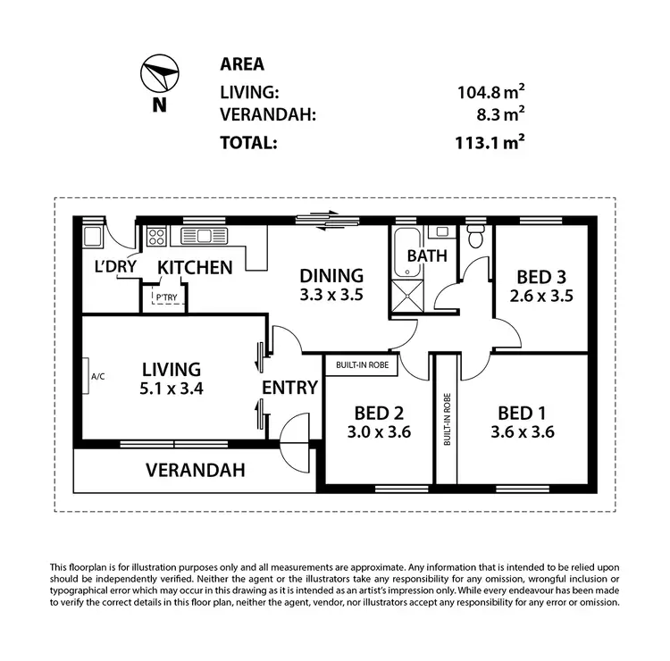 Floorplan of Homely house listing, 6 Adelaide Road, Mount Barker SA 5251