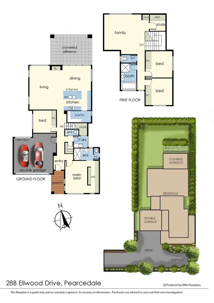 Floorplan of Homely house listing, 28B Ellwood Drive, Pearcedale VIC 3912