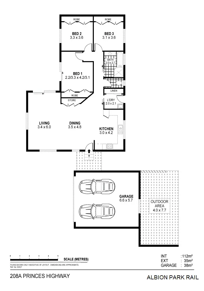 Floorplan of Homely house listing, 208A Princes Highway, Albion Park Rail NSW 2527