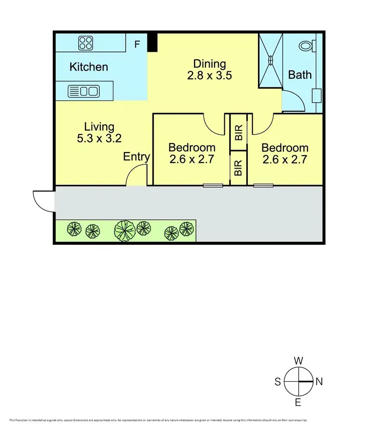 Floorplan of Homely apartment listing, 1/60 Auburn Road, Hawthorn VIC 3122