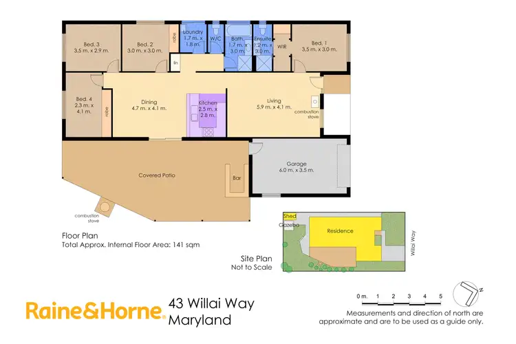 Floorplan of Homely house listing, 43 Willai Way, Maryland NSW 2287