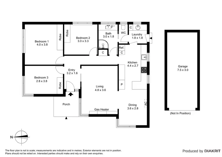 Floorplan of Homely house listing, 3 Edward Street, Hastings VIC 3915