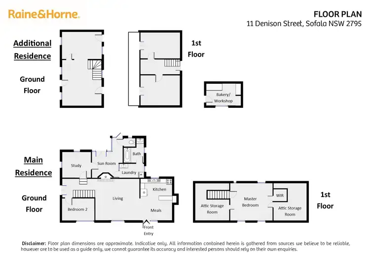 Floorplan of Homely house listing, 11 Denison Street, Sofala NSW 2795