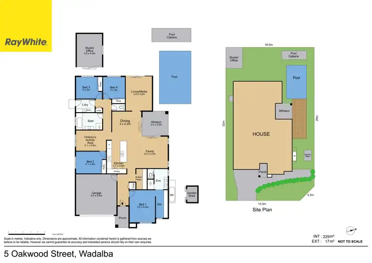 Floorplan of Homely house listing, 5 Oakwood Street, Wadalba NSW 2259