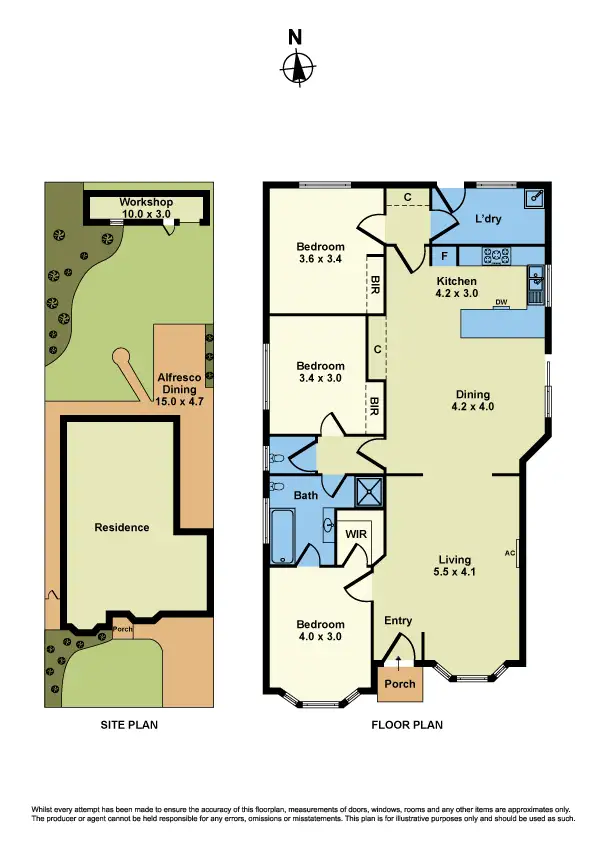 Floorplan of Homely house listing, 5 Lan Avenue, Altona Meadows VIC 3028