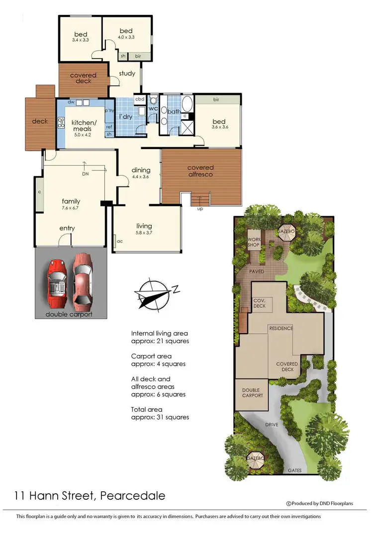 Floorplan of Homely house listing, 11 Hann Street, Pearcedale VIC 3912