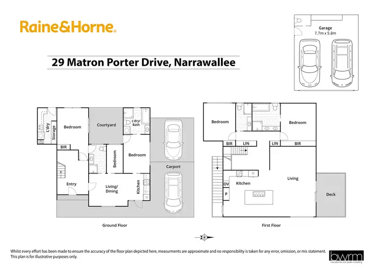 Floorplan of Homely house listing, 29 Matron Porter Drive, Narrawallee NSW 2539