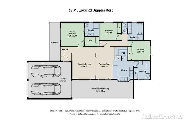 Floorplan of Homely house listing, 13 Mullock Road, Diggers Rest VIC 3427