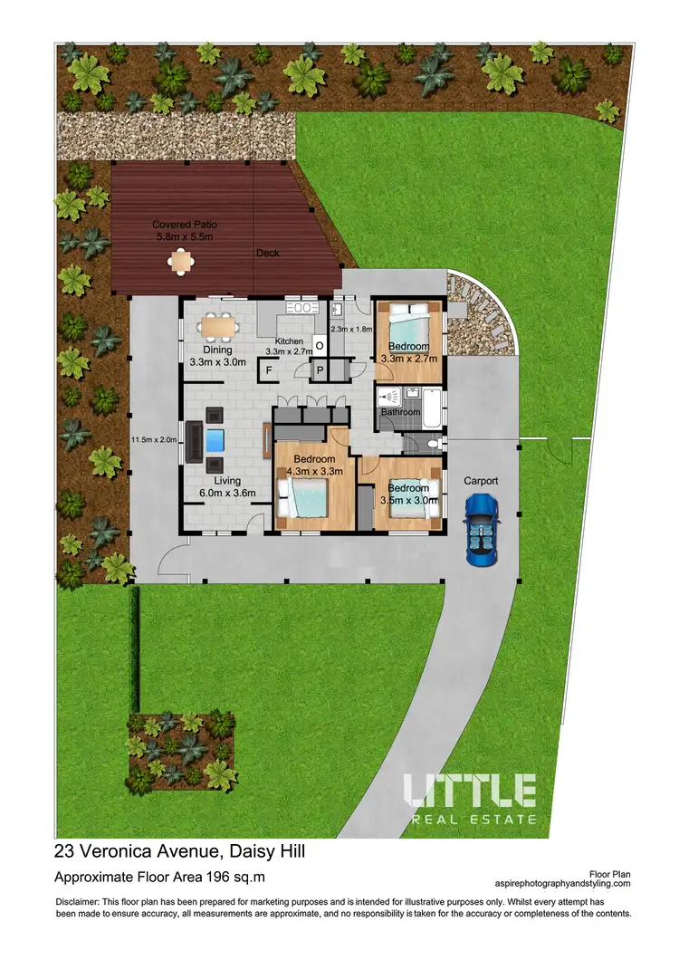 Floorplan of Homely house listing, 23 Veronica Avenue, Daisy Hill QLD 4127