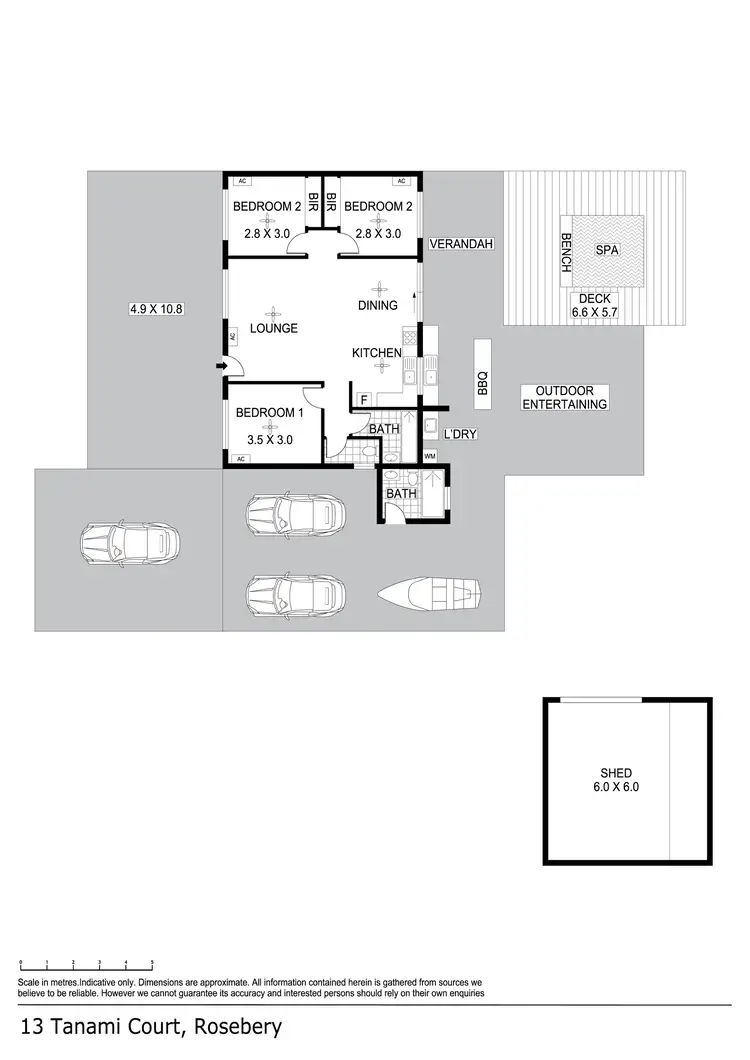 Floorplan of Homely house listing, 13 Tanami Court, Rosebery NT 832