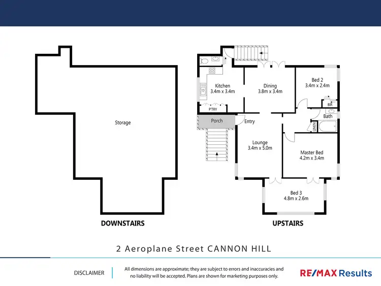 Floorplan of Homely house listing, 2 Aeroplane Street, Cannon Hill QLD 4170