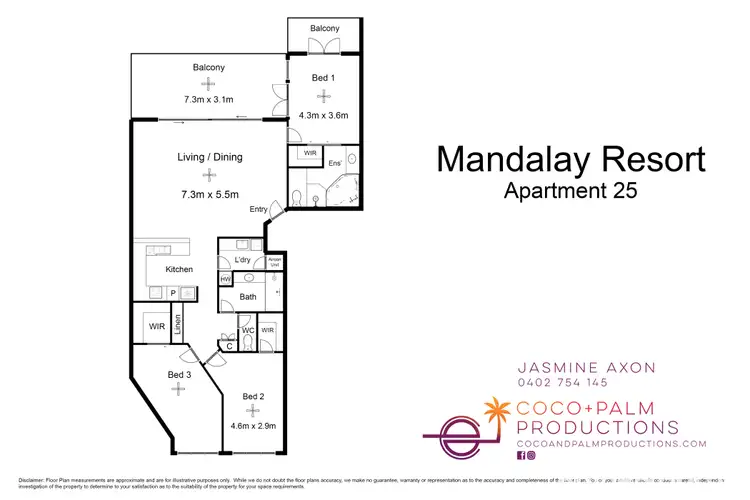 Floorplan of Homely unit listing, 25/1-5 Sand Street (Mandalay), Port Douglas QLD 4877