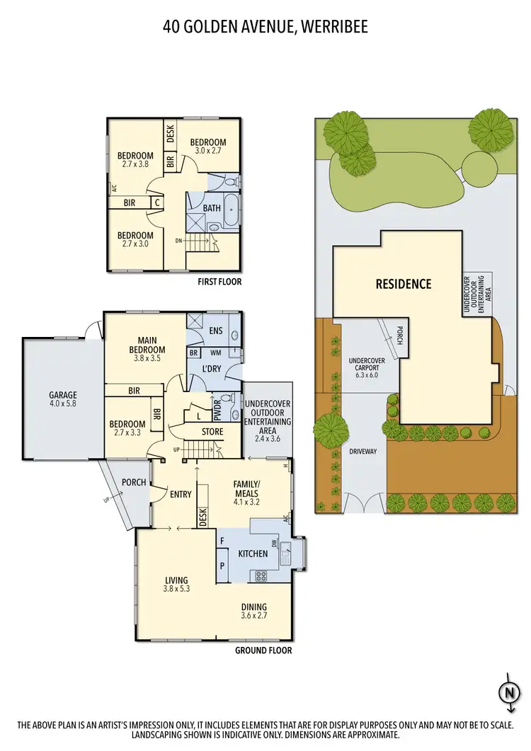 Floorplan of Homely house listing, 40 Golden Avenue, Werribee VIC 3030