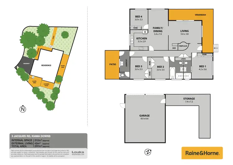 Floorplan of Homely house listing, 3 Jacques Road, Kiama Downs NSW 2533