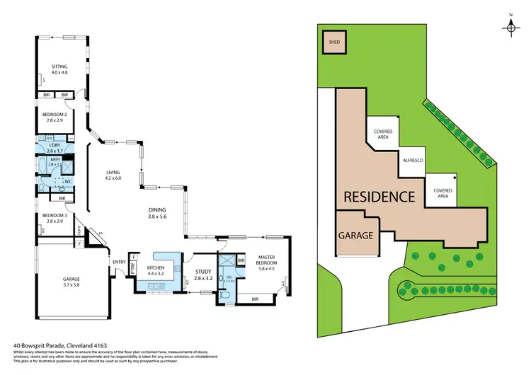 Floorplan of Homely house listing, 40 Bowsprit Parade, Raby Bay QLD 4163