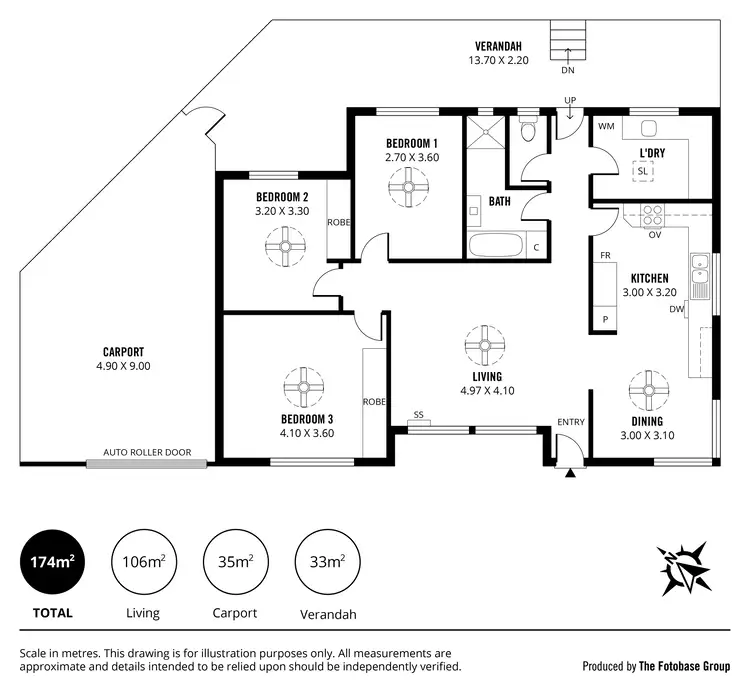 Floorplan of Homely house listing, 22 Taylor Street, Reynella SA 5161
