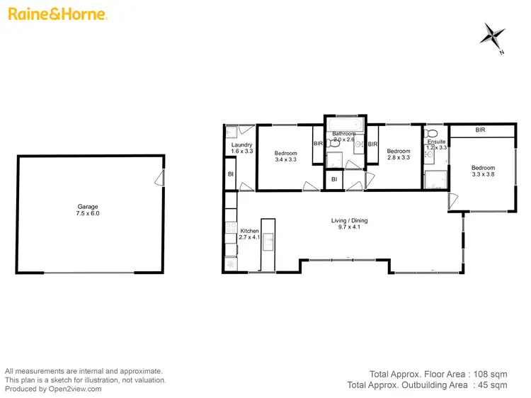 Floorplan of Homely house listing, 48 Midway Point Esplanade, Midway Point TAS 7171