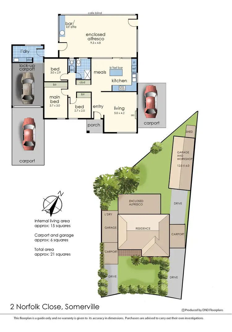 Floorplan of Homely house listing, 2 Norfolk Close, Somerville VIC 3912