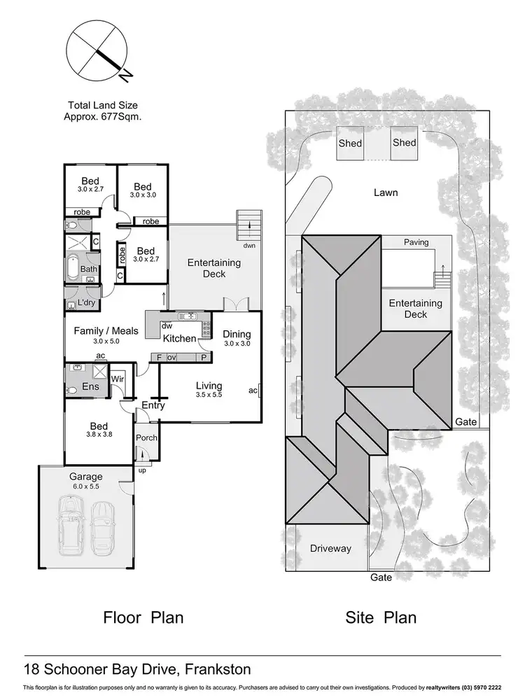Floorplan of Homely house listing, 18 Schooner Bay Drive, Frankston VIC 3199