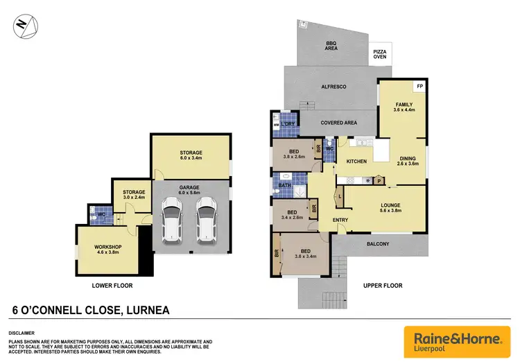 Floorplan of Homely house listing, 6 O'Connell Close, Lurnea NSW 2170