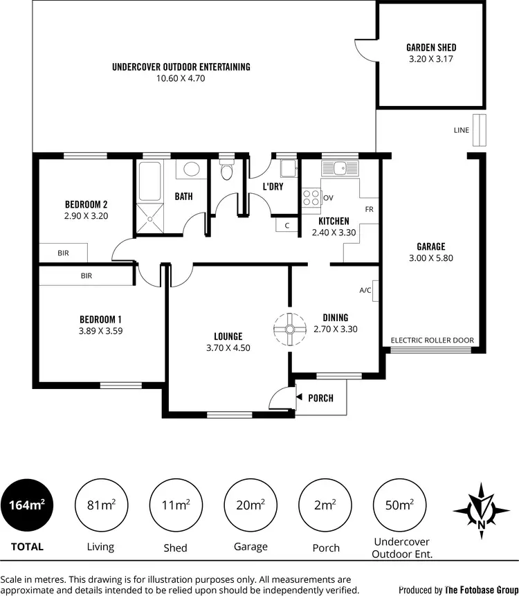 Floorplan of Homely unit listing, 2/12 Riverside Court, Morphett Vale SA 5162