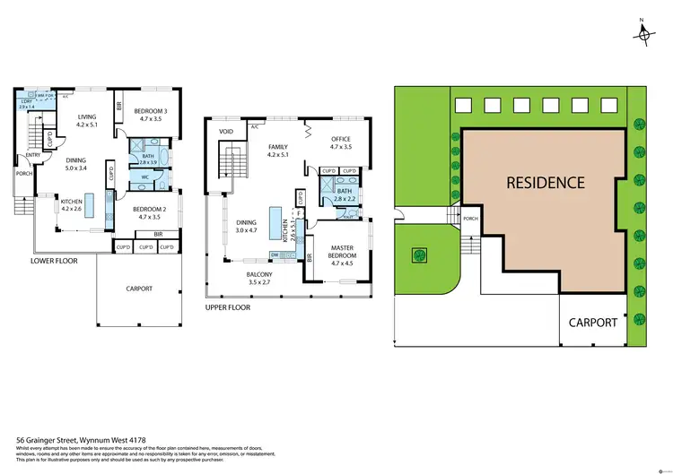 Floorplan of Homely house listing, 56 Grainger Street, Wynnum West QLD 4178