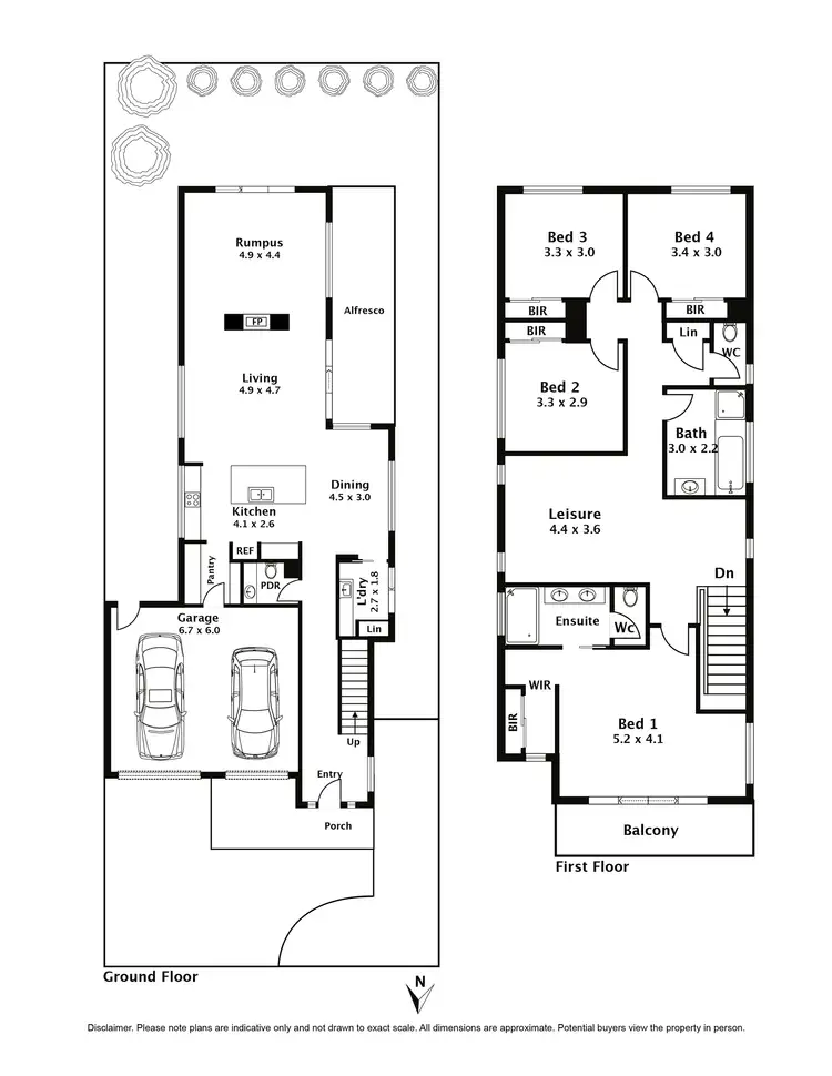 Floorplan of Homely house listing, 5 Baronial Way, Craigieburn VIC 3064
