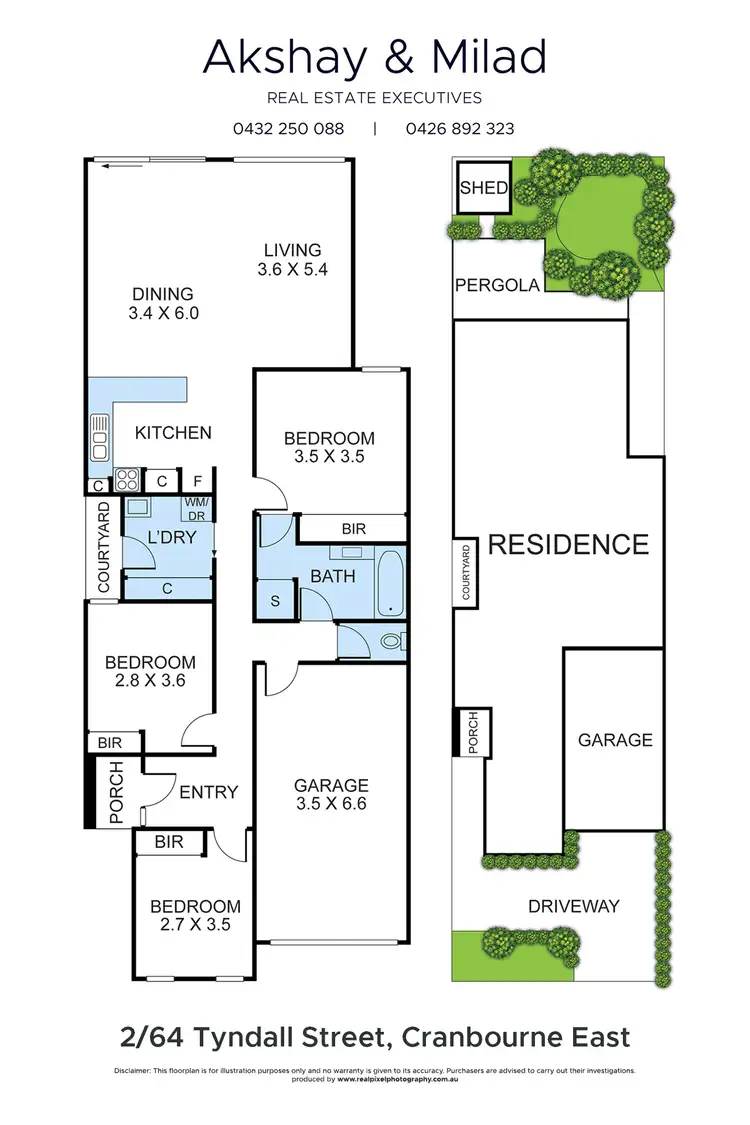 Floorplan of Homely unit listing, 2/64 Tyndall Street, Cranbourne East VIC 3977