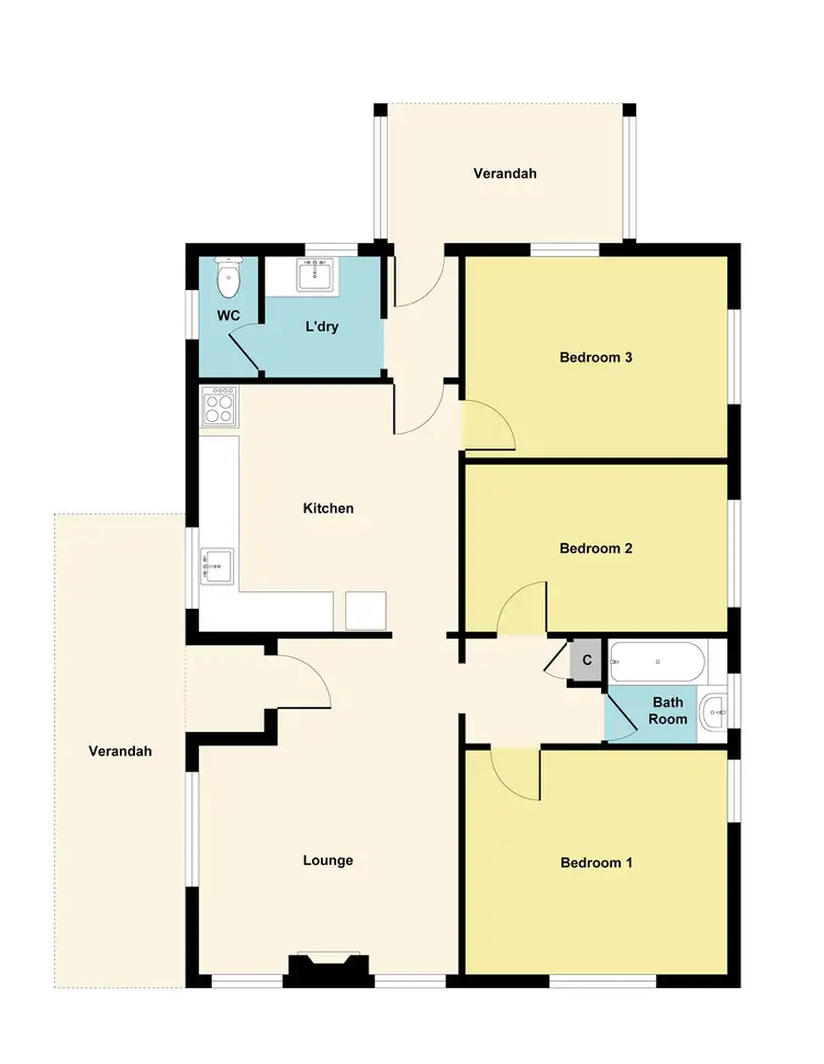 Floorplan of Homely house listing, 20 Smith Street, Ararat VIC 3377