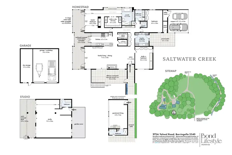 Floorplan of Homely rural property listing, 975A Yalwal Road, Barringella NSW 2540